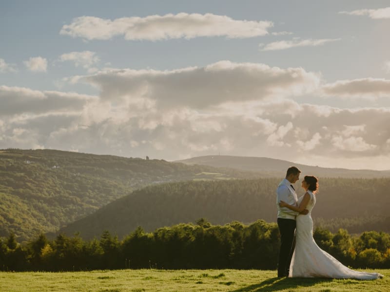 Couple overlooking Tamar Valley