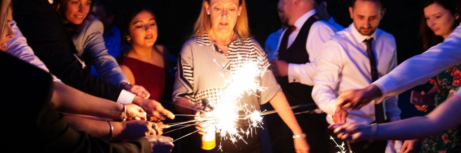 Sparkler fun at Horn of Plenty
